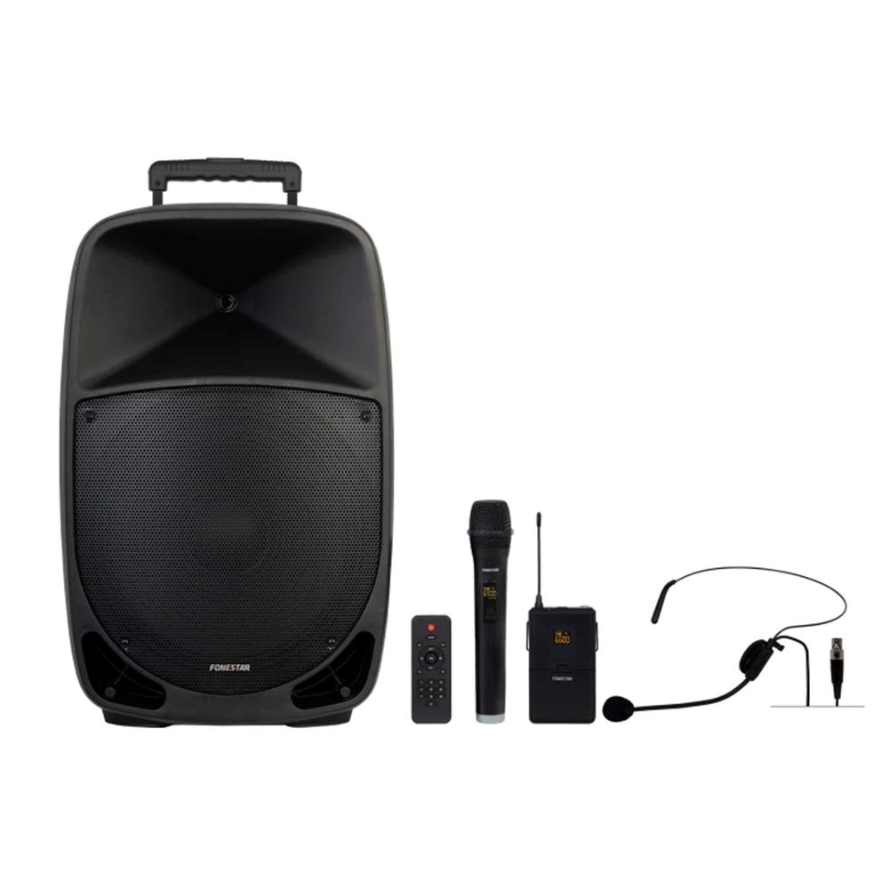 ALTAVOZ PORTATIL CON MICROFONO FONESTAR MALIBU-315 / 50W RMS