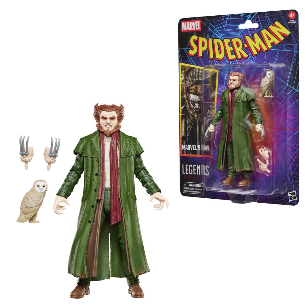 FIGURA HASBRO MARVEL LEGENDS SERIES SPIDER-MAN MARVEL'S OWL