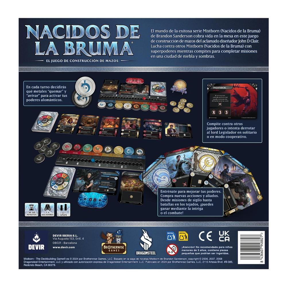 JUEGO DE MESA NACIDOS DE LA BRUMA