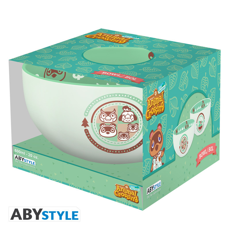 BOWL ABYSTYLE ANIMAL CROSSING CHARACTERS 600 ML