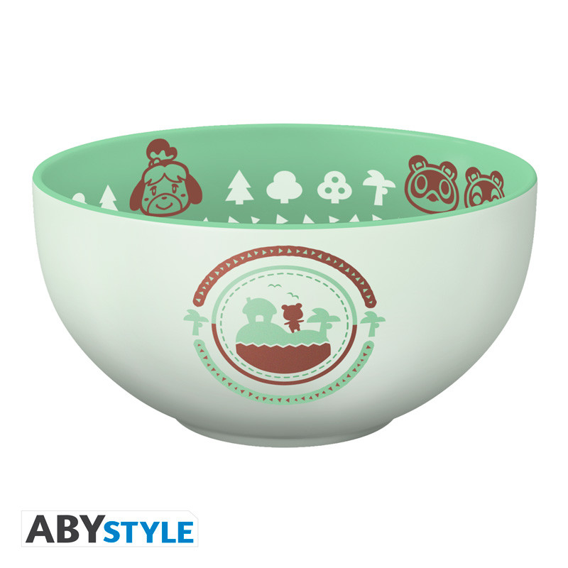 BOWL ABYSTYLE ANIMAL CROSSING CHARACTERS 600 ML