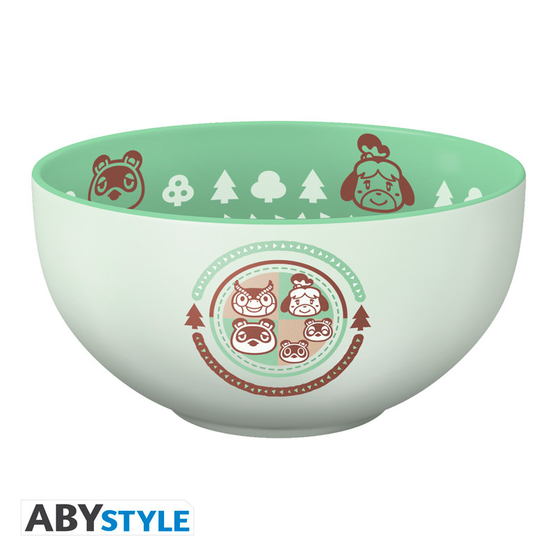 BOWL ABYSTYLE ANIMAL CROSSING CHARACTERS 600 ML