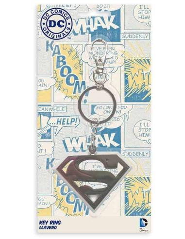 LLAVERO MOSQUETON SD TOYS DC COMICS SUPERMAN LOGO