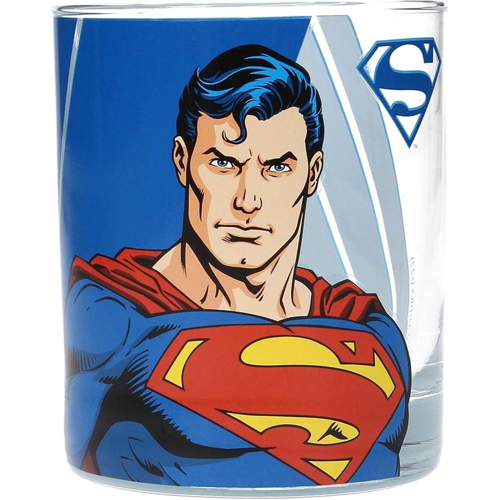 VASO DE CRISTAL SD TOYS UNIVERSO DC SUPERMAN