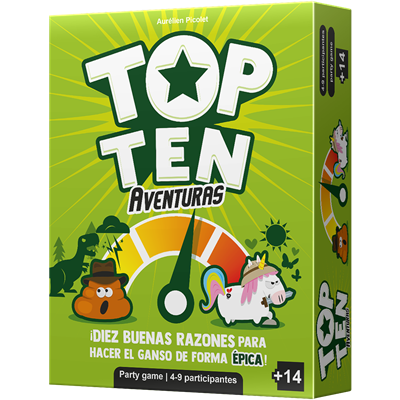 JUEGO DE MESA TOP TEN AVENTURAS