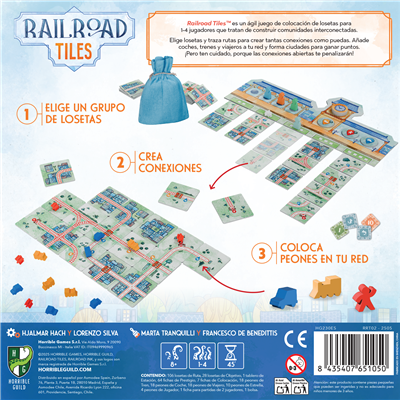 JUEGO DE MESA RAILROAD TILES