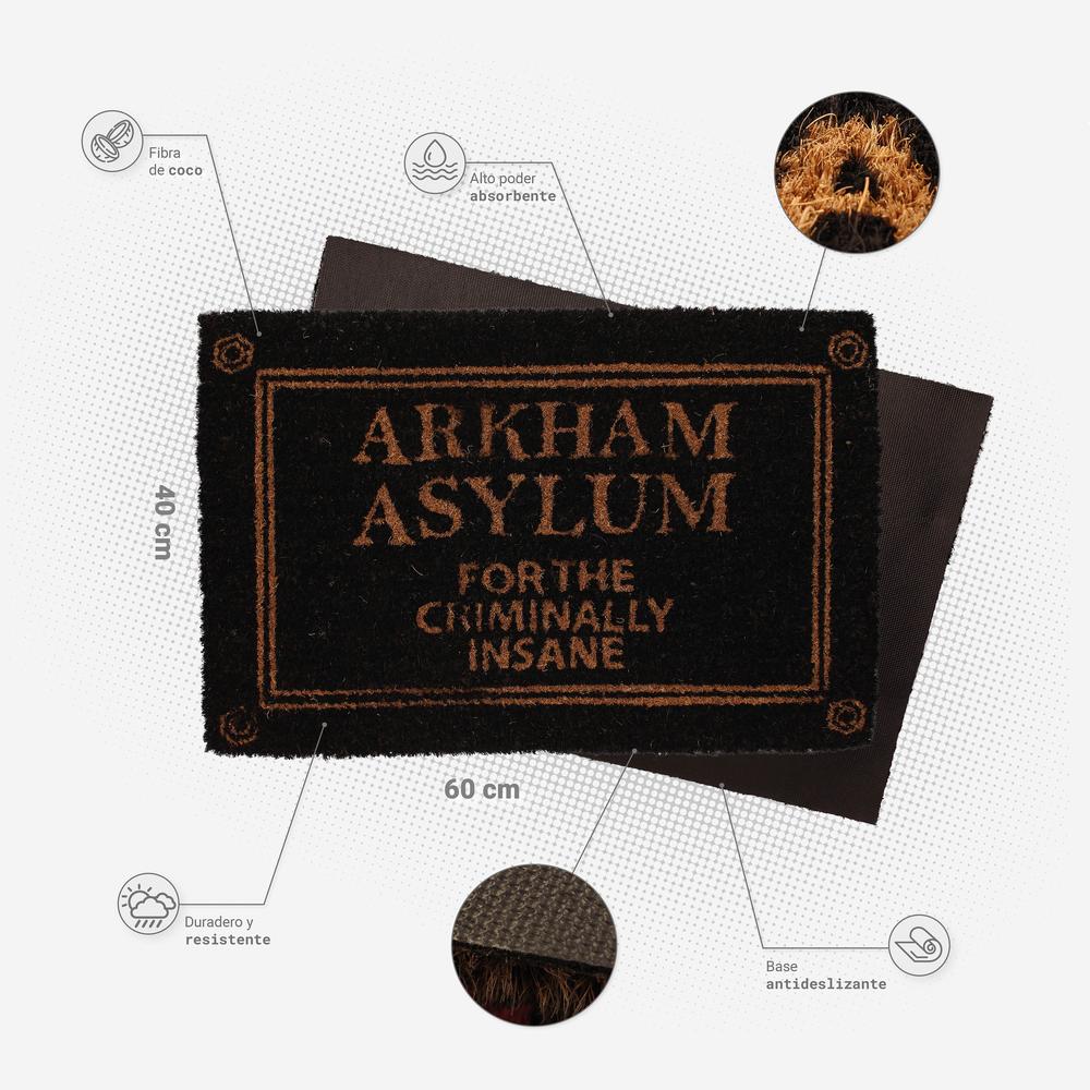 ARKHAM ASYLUM FELPUDO 60X40 DC COMICS