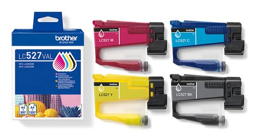 MULTIPACK BROTHER LC527VAL NEGRO/CIAN/MAGENTA/AMARILLO