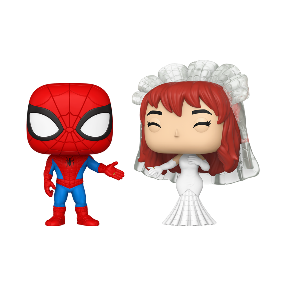 FUNKO POP MARVEL SUPERHERO COUPLES SPIDER-MAN & MARY JANE