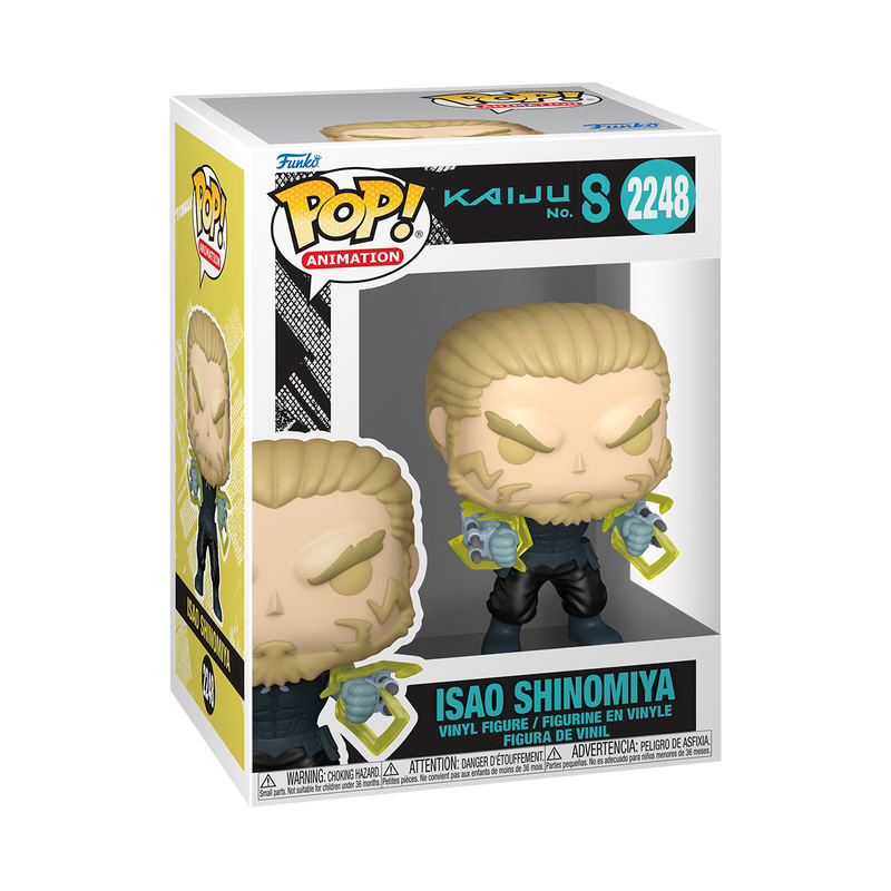 FUNKO POP ANIMATION KAIJU NO.8 ISAO SHINOMIYA