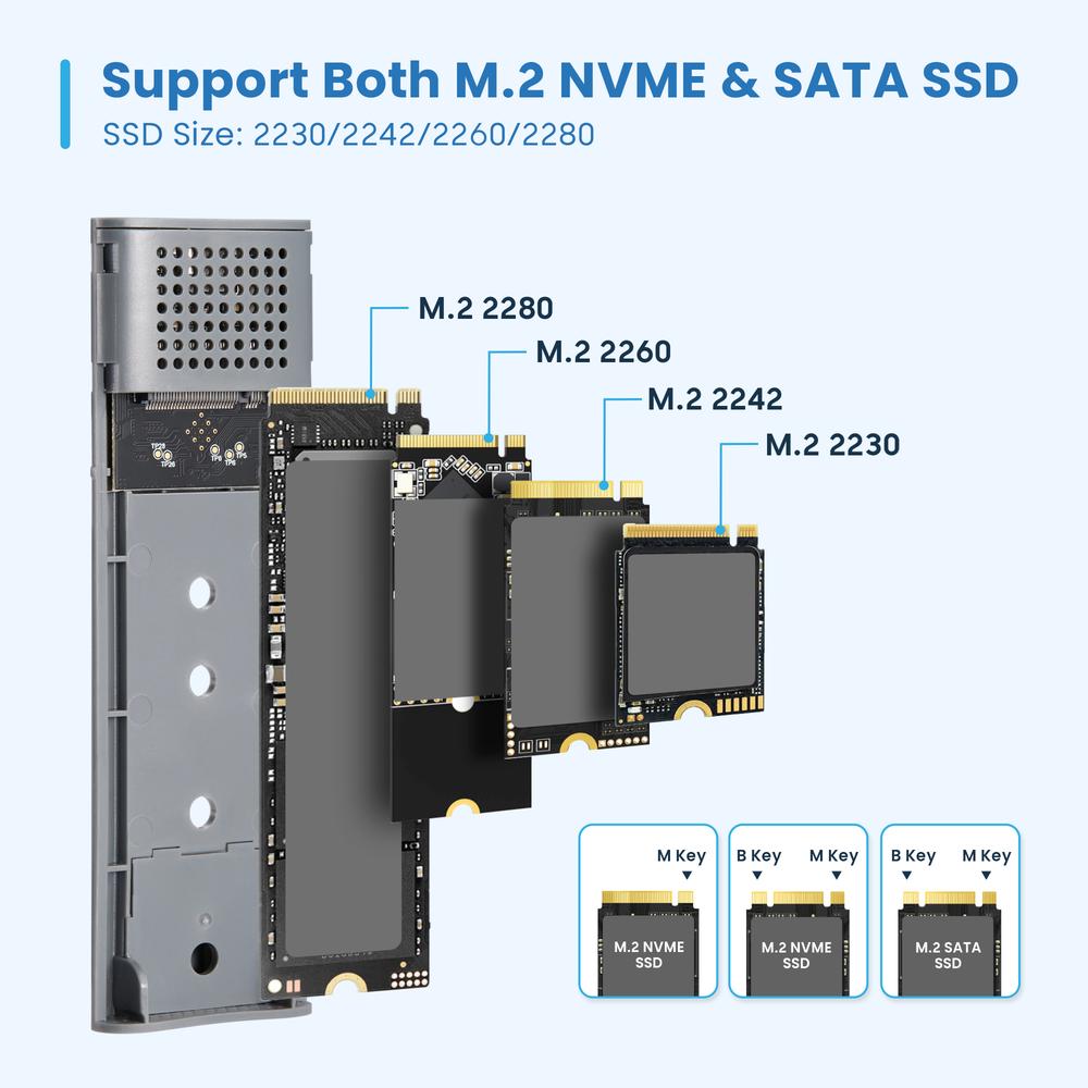 CARCASA EWENT EW7061 PARA SSD M.2 / USB TIPO C