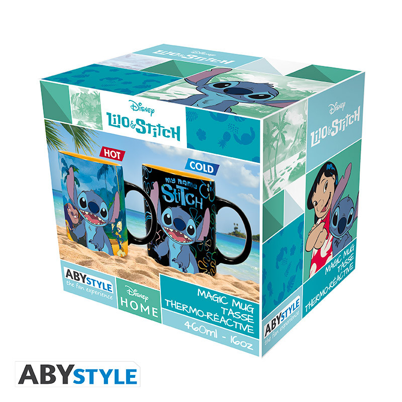 TAZA TERMOCOLORA ABYSTYLE LILO & STITCH