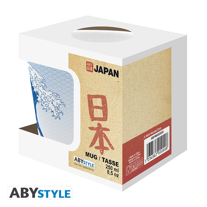 TAZA ABYSTYLE HOKOSAI LA GRAN OLA
