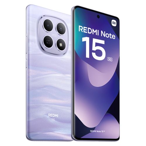 MOVIL XIAOMI REDMI NOTE 15 5G 8GB 256GB 6.77" PURPURA