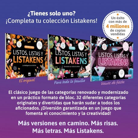 LISTOS LISTAS Y LISTAKENS PARTY
