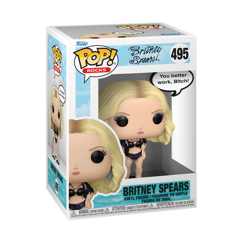 FUNKO POP SAYINGS BRITNEY SPEARS YOU BETTER WORK B!TCH