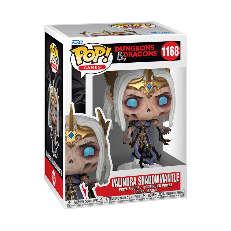 FUNKO POP GAMES DUNGEONS AND DRAGONS VALINDRA SHADOWMANTLE