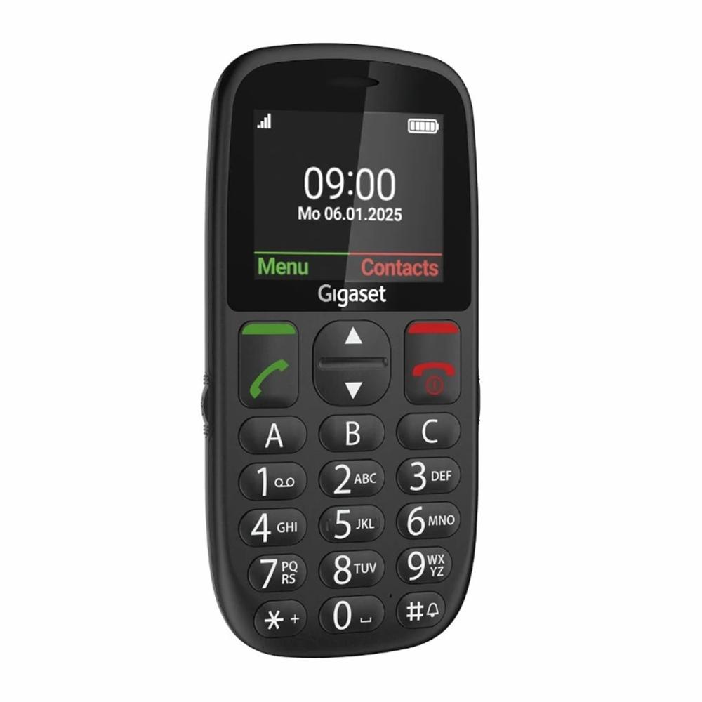 TELEFONO MOVIL GIGASET GL395 NEGRO PARA MAYORES