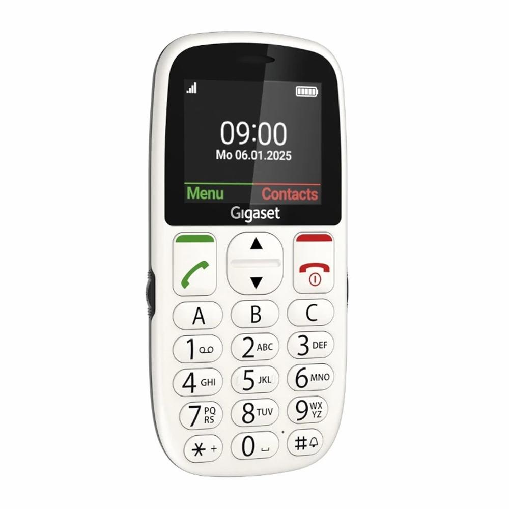TELEFONO MOVIL GIGASET GL395 BLANCO PARA MAYORES