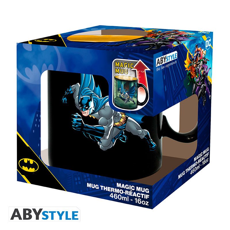 TAZA TERMOCOLORA DC COMICS BATMAN Y JOKER 460 ML