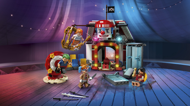 LEGO ONE PIECE NETFLIX CARPA DE CIRCO DE BUGGY