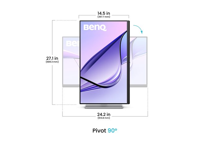 MONITOR LED 27" BENQ MA270UP IPS/ 4K UHD/ HDMI/ USB TIPO C/ 60HZ/ 5MS/ VESA 100X100