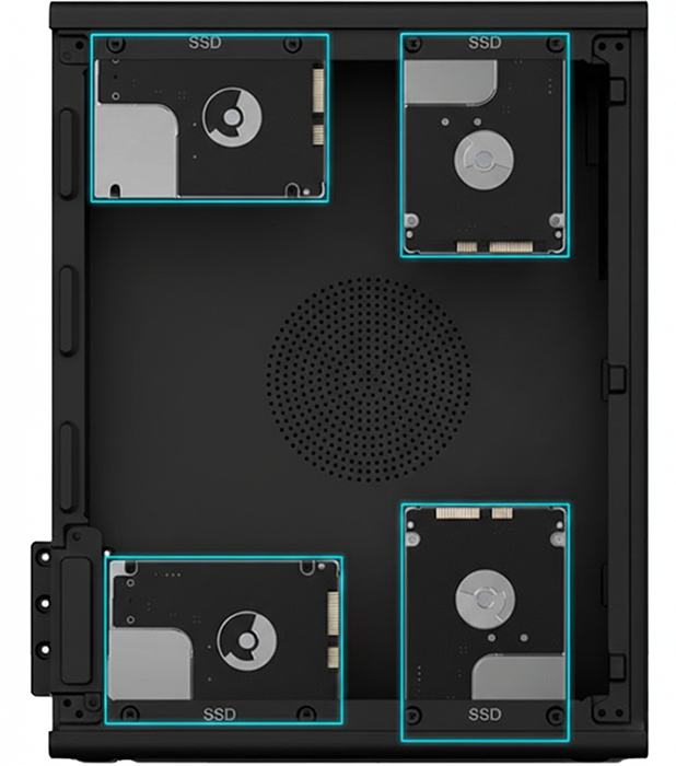 CAJA ORDENADOR COOLBOX MATX SLIM T100 USB-C 3.2 GEN1 FULL METAL S/FTE + 1 VENT. 90MM