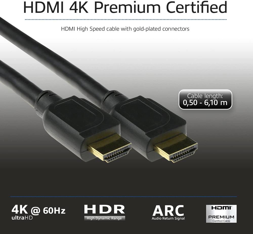 CABLE HDMI 2.0B 4K 18GBPS CERT. 2M ACT CONNECTIVITY