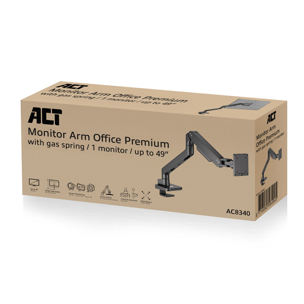 SOPORTE MESA MONITOR 49" 20KG ACT CONNECTIVITY