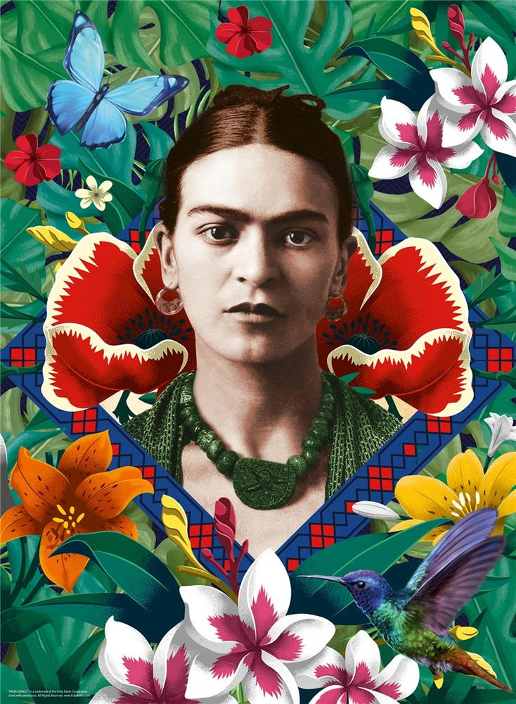 PUZZLE FRIDA KAHLO BLOOMING FANTASY 500 PIEZAS