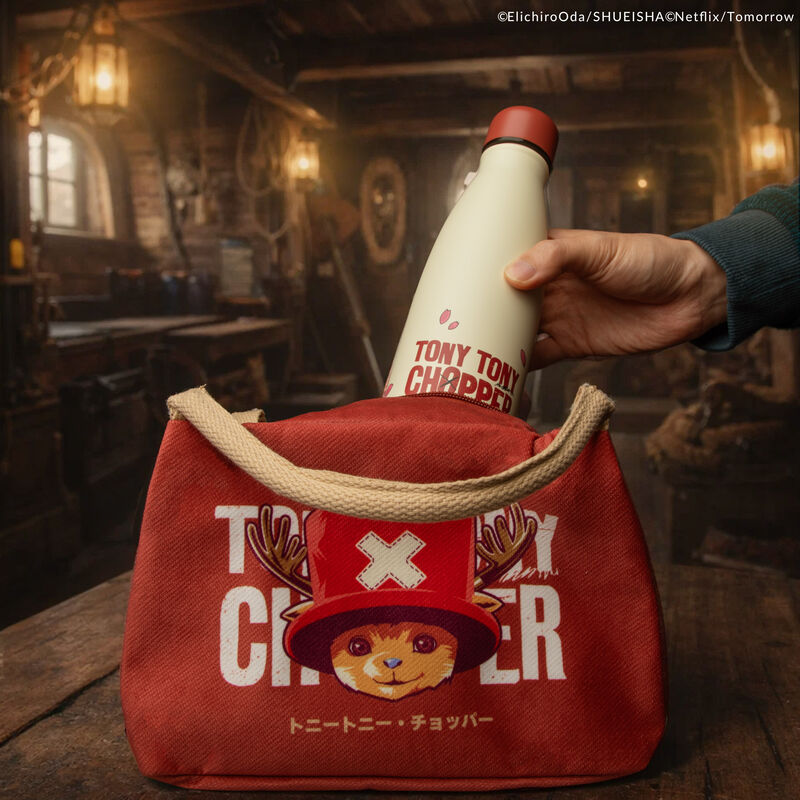 BOLSA TÉRMICA PORTALIMENTOS ONE PIECE NETFLIX TONY TONY CHOPPER