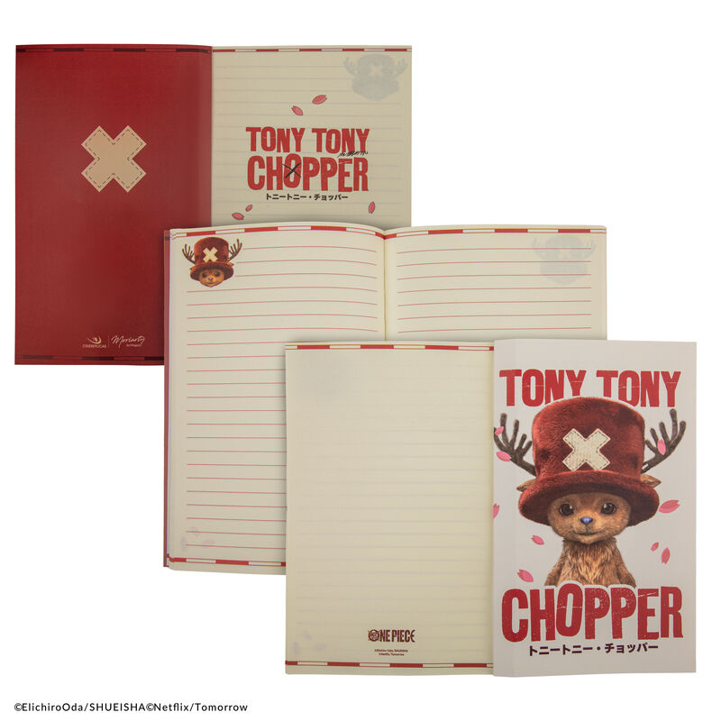 LIBRETA ONE PIECE NETFLIX TONY TONY CHOPPER