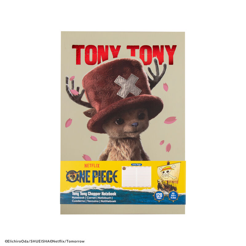LIBRETA ONE PIECE NETFLIX TONY TONY CHOPPER