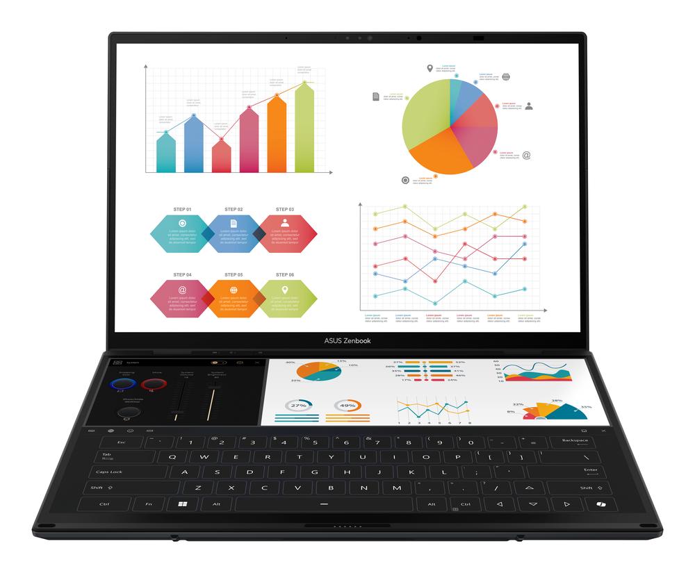 PORTATIL ASUS ZENBOOK DUO UX8406CA-QL336W U7-255H/ 32GB/ SSD 1TB/ 14" FHD+/ W11H