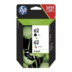 PACK CARTUCHO TINTA HP N9J71AE Nº62 NEGRO/TRICOLOR