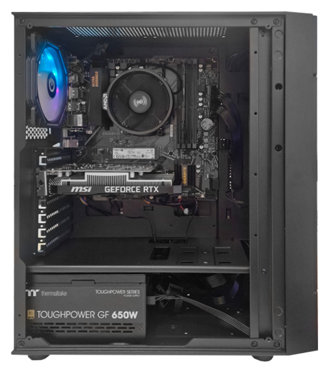 VIZZIO PC GAMING SILVER R5-5500 16GB 1TB RTX3050 6GB