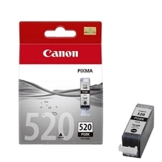CARTUCHO TINTA CANON PGI 520 NEGRO 19ML PIXMA 3600/ 4600/ 4700/ MP540/ 550/ 560/ 620/ 630/ 640/ 980/ MX860/ 870