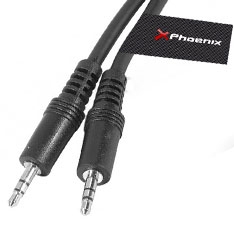 CABLE DE AUDIO MINI JACK 3.5 MM M-M ESTÉREO DE 5 M