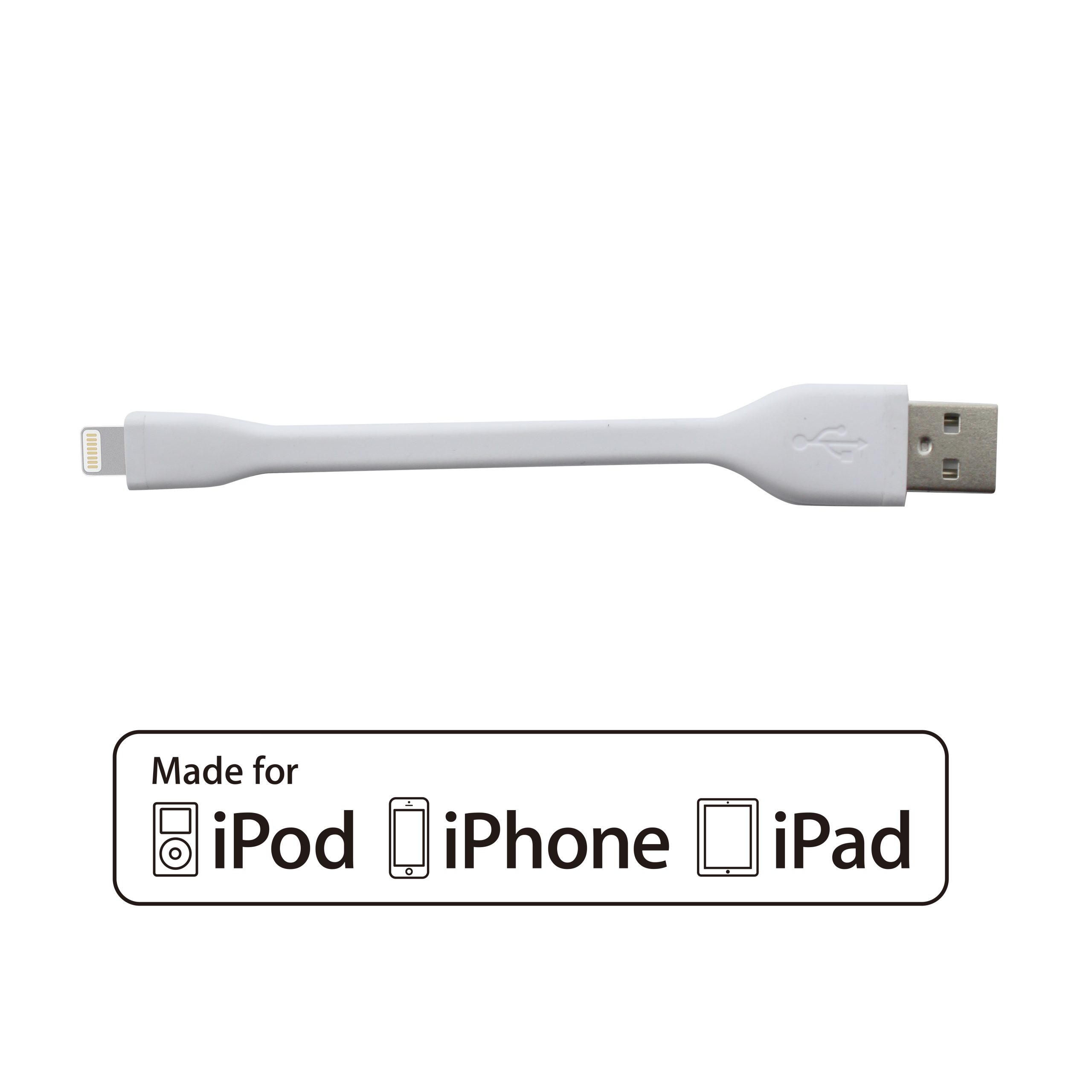 Cable Phoenix USB a lightning certificado MFI Apple 10 cm