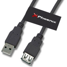CABLE USB MACHO A HEMBRA 5 m