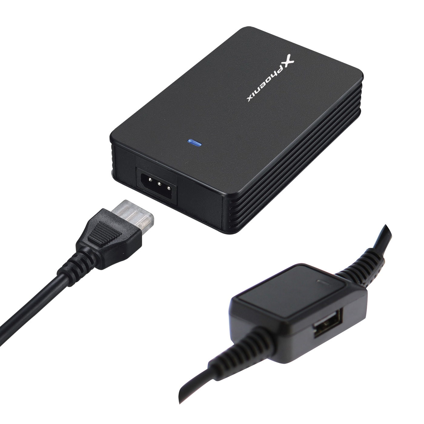 ADAPTADOR CARGADOR DE CORRIENTE UNIVERSAL AUTOMATICO PHOENIX 40W (INCLUYE 5 CONECTORES) PARA PORTATILES Y NETBOOKS CON PUERTO USB