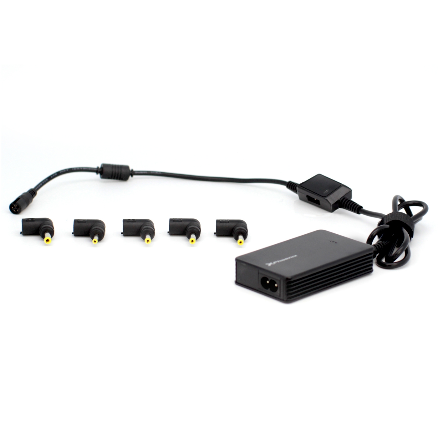 ADAPTADOR CARGADOR DE CORRIENTE UNIVERSAL AUTOMATICO PHOENIX 40W (INCLUYE 5 CONECTORES) PARA PORTATILES Y NETBOOKS CON PUERTO USB