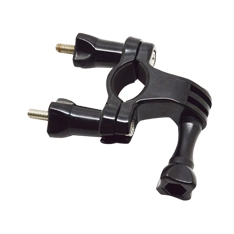 ACCESORIO SOPORTE PARA BARRA / SILLIN / MANILLAR BICICLETA / MOTO PHOENIX PARA CAMARA SPORT & GOPRO 4/3+/3/2/1 DE COLOR NEGRO HANDLEBAR SEATPOST POLE MOUNT