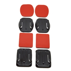 ACCESORIO SOPORTE ADHESIVO 3M CURVOS + PLANOS PHOENIX PARA CAMARAS SPORT & GOPRO HERO 4/3+/3/2/1 FLAT AND CURVED ADHESIVE MOUNTS