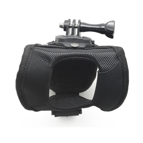 ACCESORIO SOPORTE MUÑECA AJUSTABLE CON ROTACION VELCRO DE 360 PHOENIX PARA CAMARAS SPORT & GOPRO HERO 4/3+/3/2/1 DE COLOR NEGRO 360-DEGREE ROTATION GLOVE-STYLE MOUNT