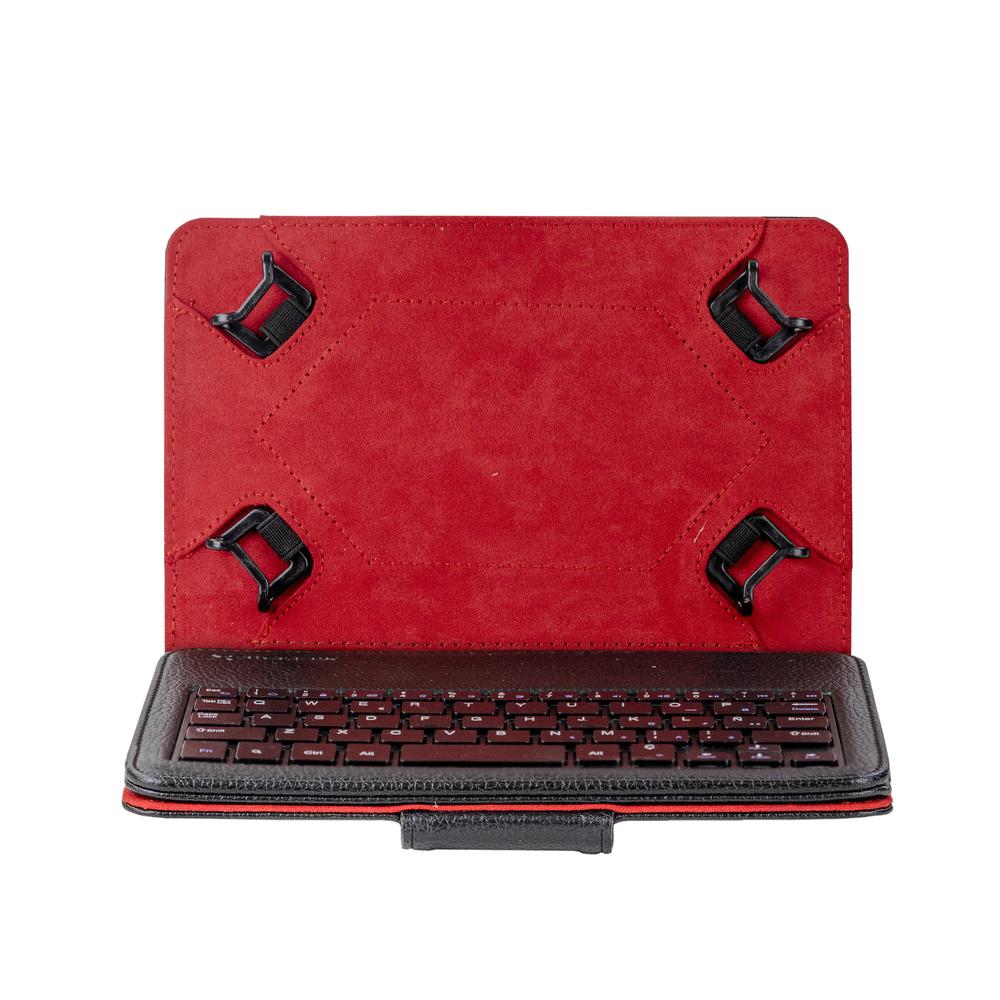Funda Universal Phoenix para tablet hasta 8 pulgadas teclado con cable