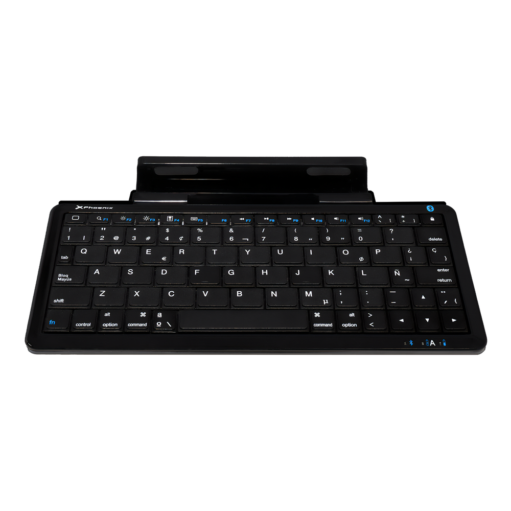 Mini teclado bluetooth con soporte para tablet y Movil smartphone universal