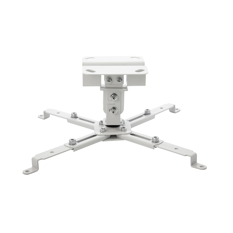 SOPORTE DE PROYECTOR DE TECHO Y PARED ROTA 360º INCLINACION 10º BLANCO