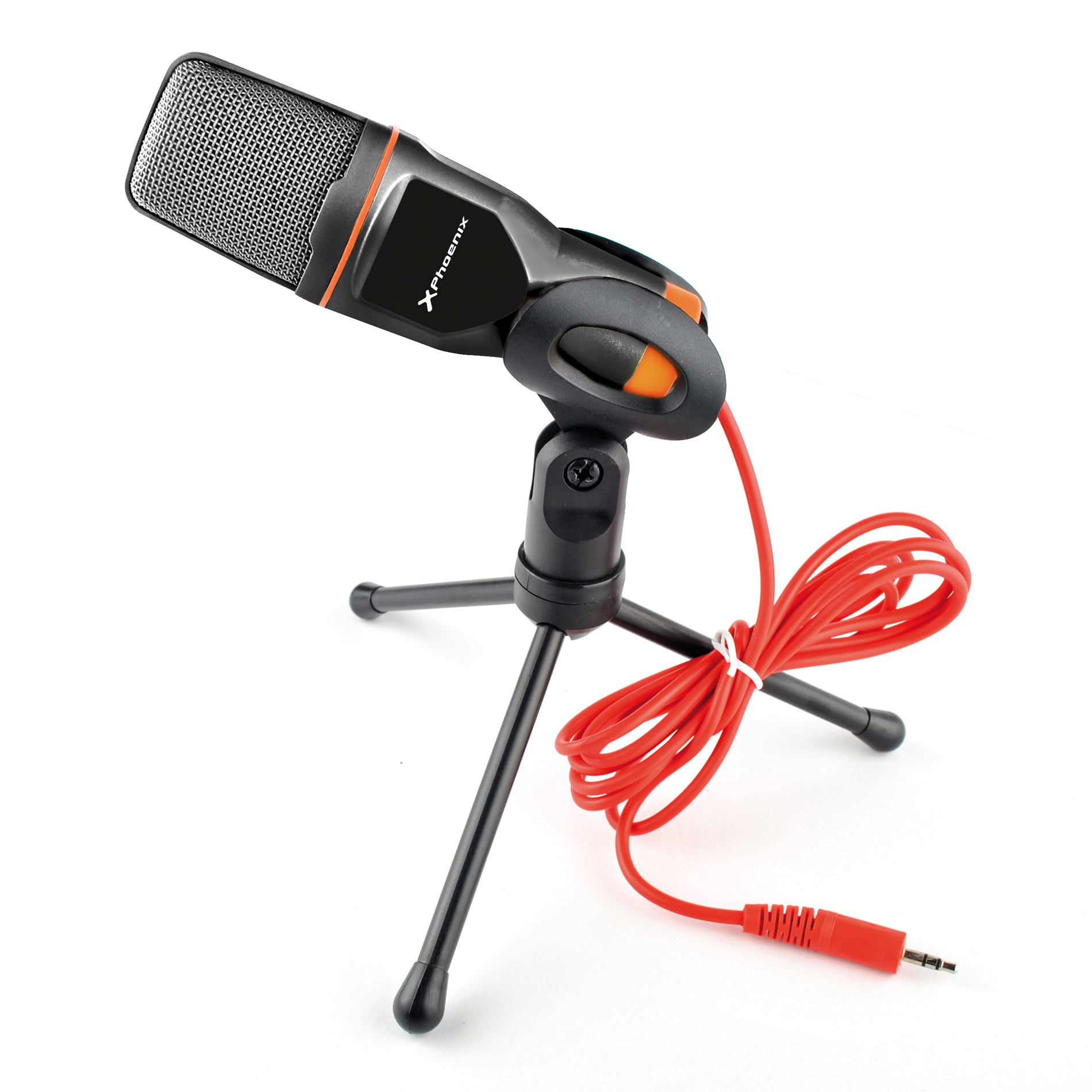 Microfono Phoenix multimedia PodCastStudio con cable jack para PC ordenador conferencias