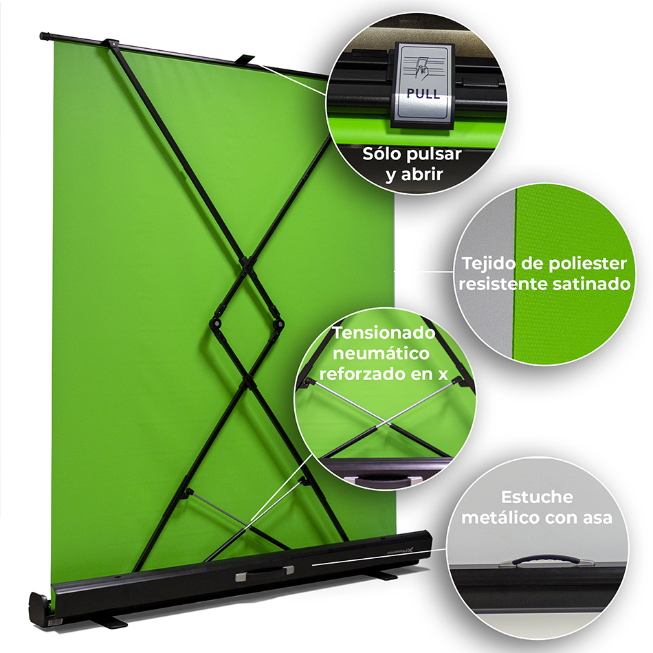 Pantalla Chroma portátil